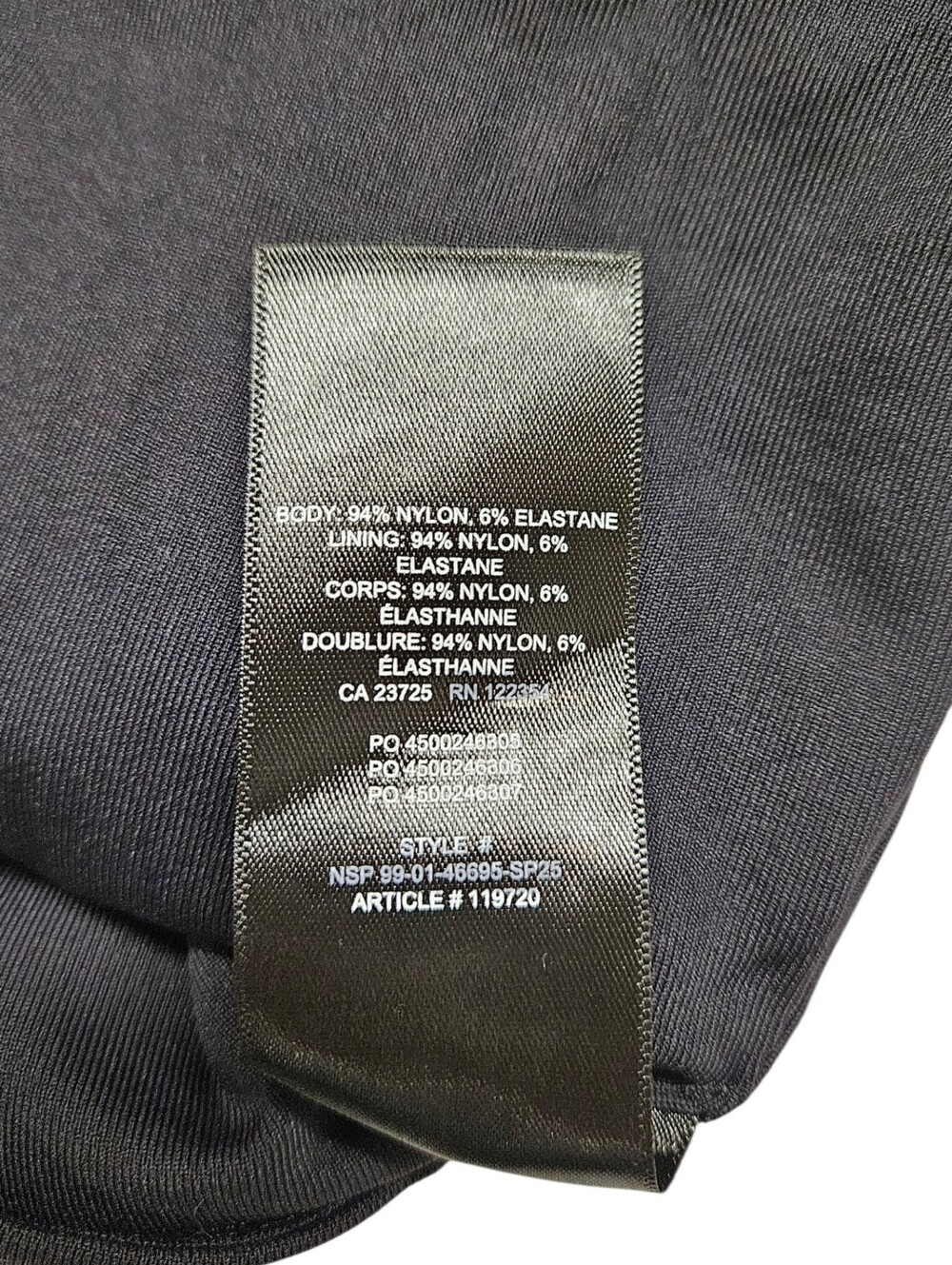 Aritzia Black Off-Shoulder Ribbed Top - Picture 9 of 9
